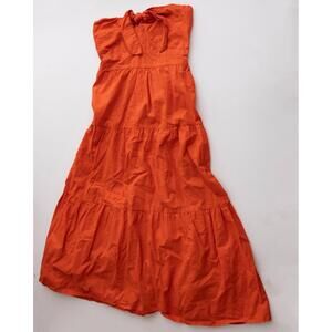 Sim & Sam Red Sleeveless Long Dress XS